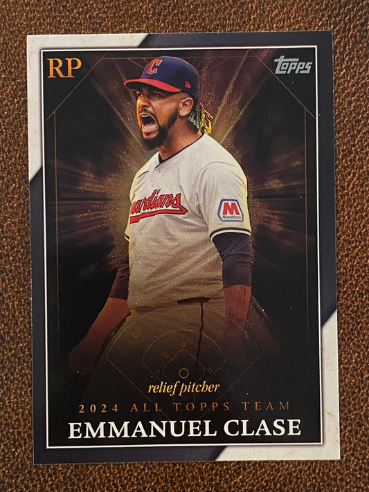 Emmanuel Clase - 2025 Topps Series 1 - 2024 All Topps Team - Guardians