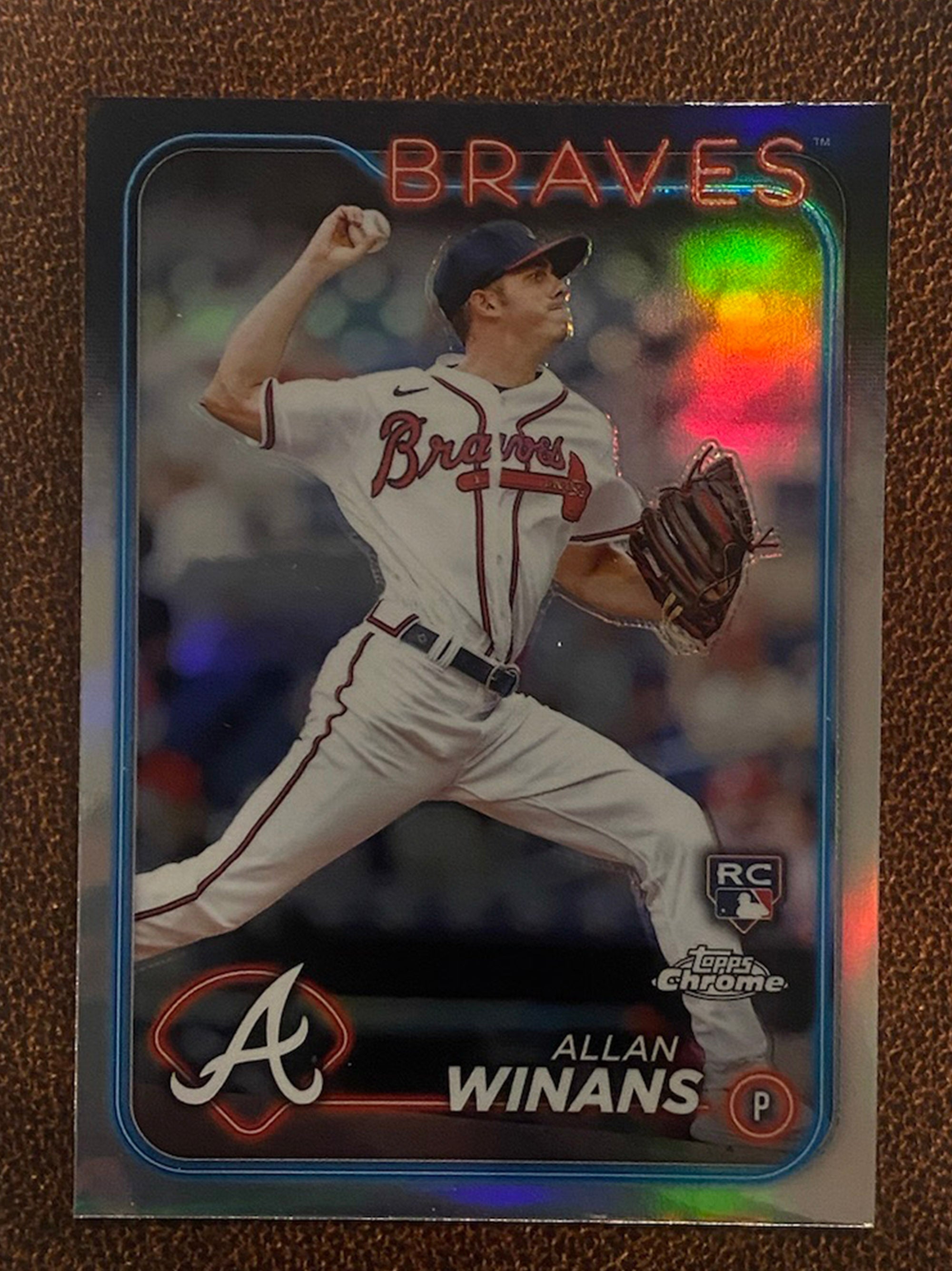 Allan Winans - 2024 Topps Chrome - Refractor - Braves – Western NY 