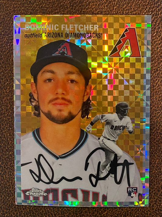 Dominic Fletcher - 2023 Topps Chrome Platinum Anniversary - XFractor - Diamondbacks