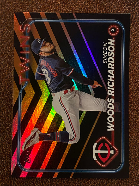 Simeon Woods Richardson - 2024 Topps Update - Holiday Parallel - Twins