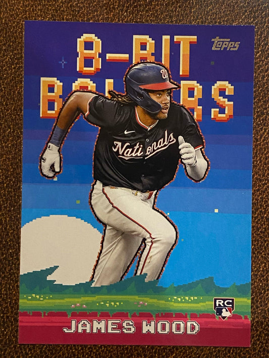 James Wood - 2025 Topps Series 1 - 8-Bit Baller - Nationals