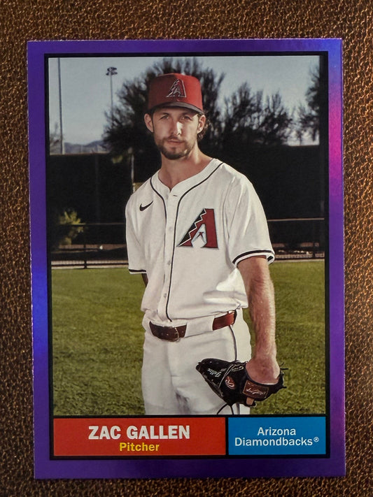 Zac Gallen - 2024 Topps Archives - Purple Foil - Diamondbacks