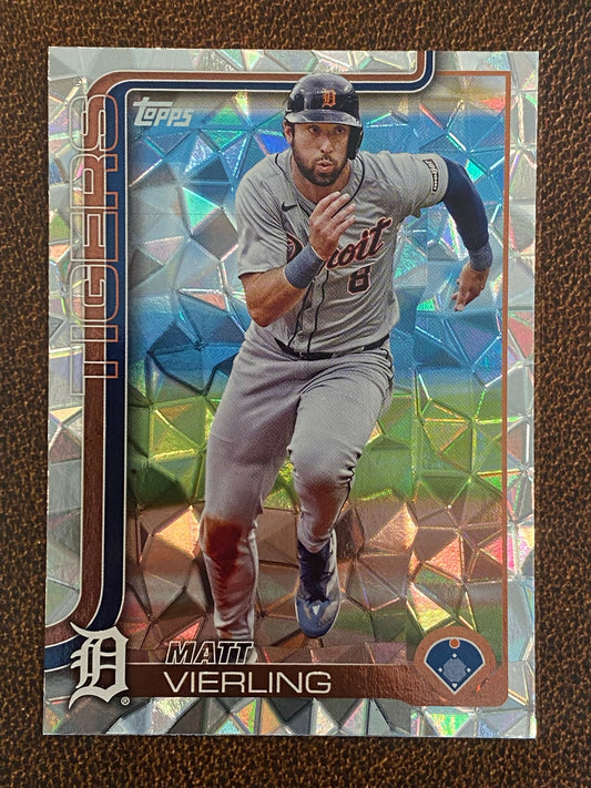 Matt Vierling - 2025 Topps Series 1 - Diamante - Tigers