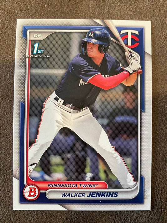 Walker Jenkins - 2024 Bowman - 1st Paper prospect - Twins