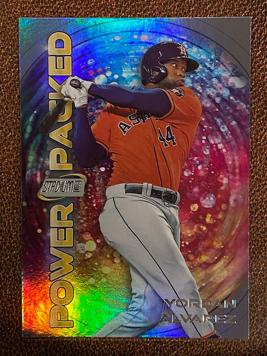 Yordan Alvarez - 2024 Topps Stadium Club - Power Packed - Astros