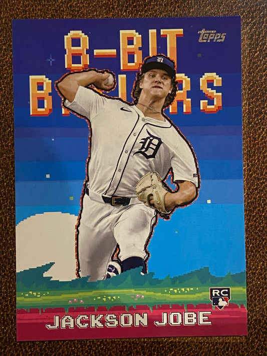 Jackson Jobe - 2025 Topps Series 1 - 8-Bit Baller - Tigers