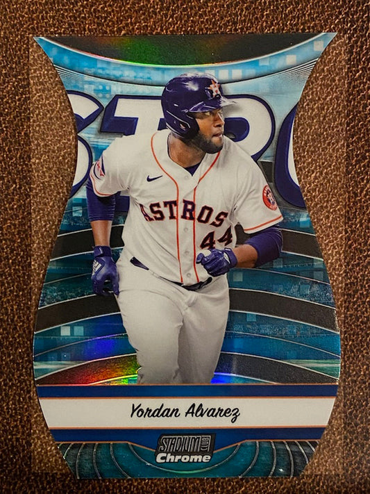 Yordan Alvarez - 2024 Topps Stadium Club - Triumvirates Die Cut - Astros