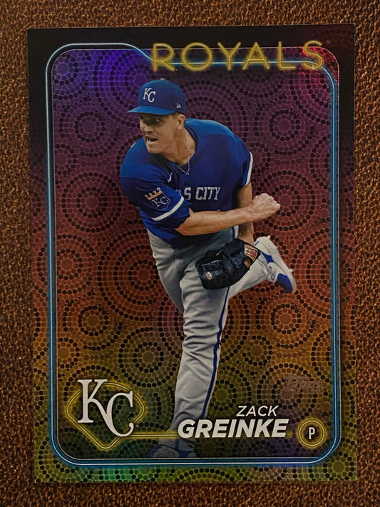 Zack Greinke - 2024 Topps Series 2 - Holiday Parallel - Royals