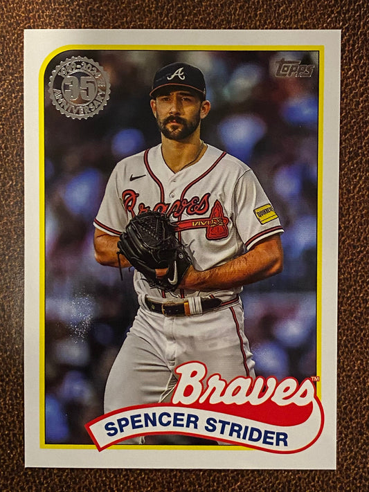 Spencer Strider - 2024 Topps Series 2 - 1989 Insert - Braves