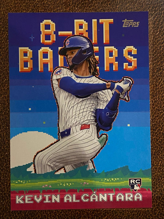 Kevin Alcantara - 2025 Topps Series 1 - 8-Bit Baller - Cubs