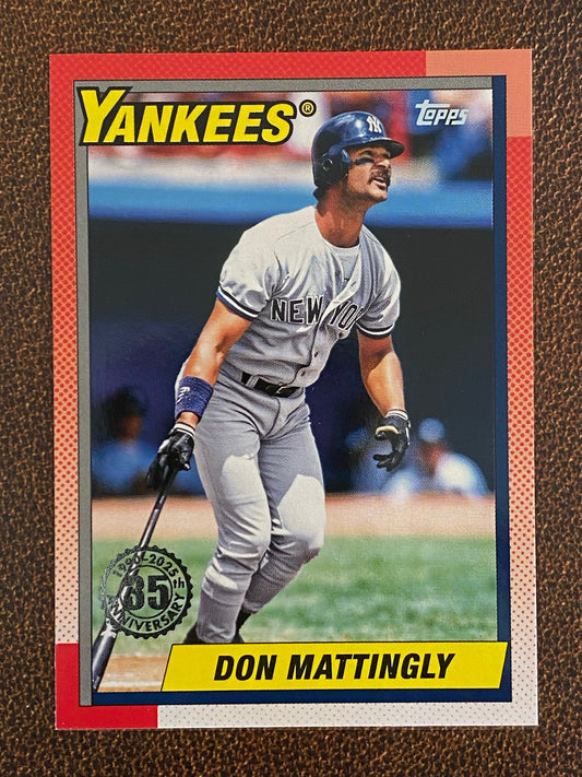 Don Mattingly - 2025 Topps Series 1 - 1990 Insert - Yankees