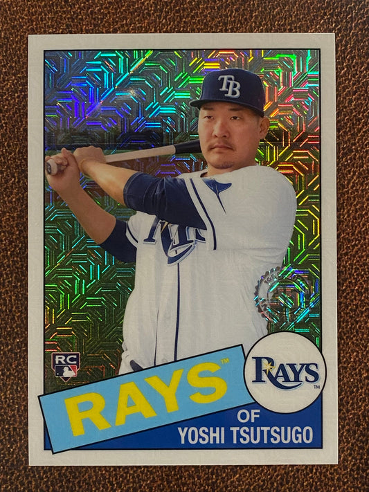 Yoshi Tsutsugo - 2020 Topps Update - Silverpack Mojo Refractor - Rays