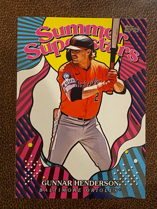 Gunnar Henderson - 2025 Topps Series 2 - Summer Superstars Insert - Orioles