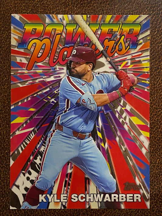 Kyle Schwarber - 2025 Topps Series 1 - Power Players - Phillies