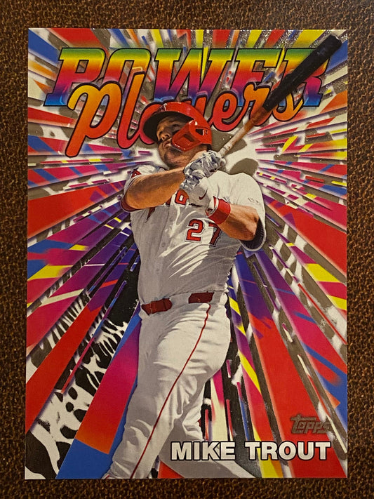 Mike Trout - 2025 Topps Series 1 - Power Players - Angels