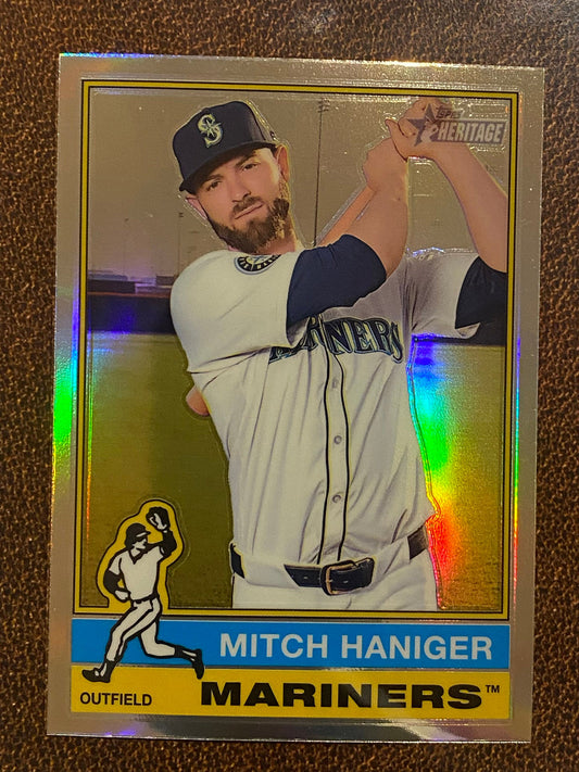 Mitch Haniger - 2025 Topps Heritage - Refractor - Mariners