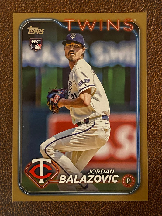 Jordan Balazovic - 2024 Topps Series 1 - Gold /2024 - Twins