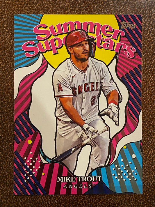 Mike Trout - 2025 Topps Series 2 - Summer Superstars Insert - Angels