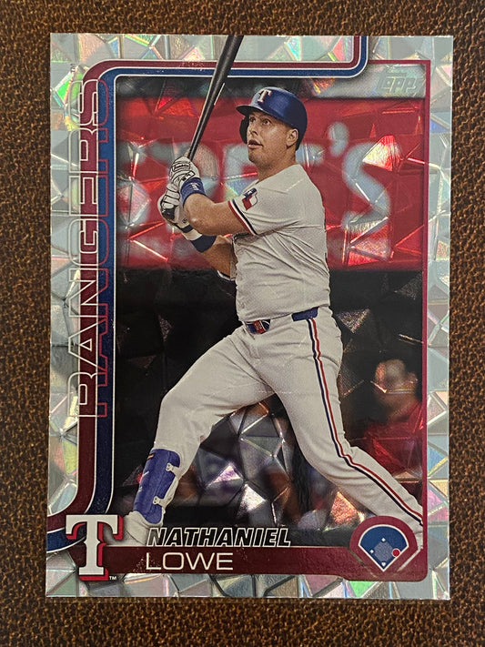 Nathaniel Lowe - 2025 Topps Series 1 - Diamante - Rangers