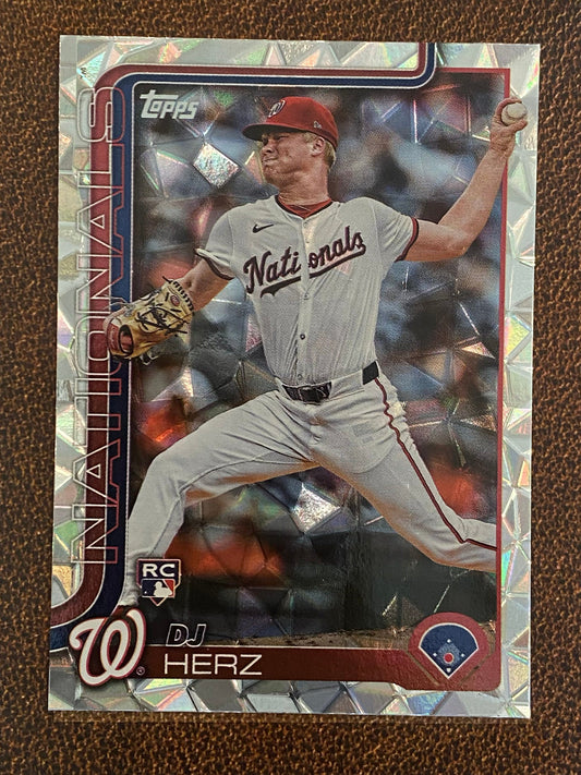 DJ Herz - 2025 Topps Series 1 - Diamante - Nationals