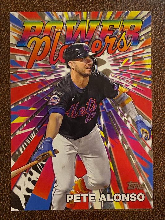 Pete Alonso - 2025 Topps Series 1 - Power Players - Mets