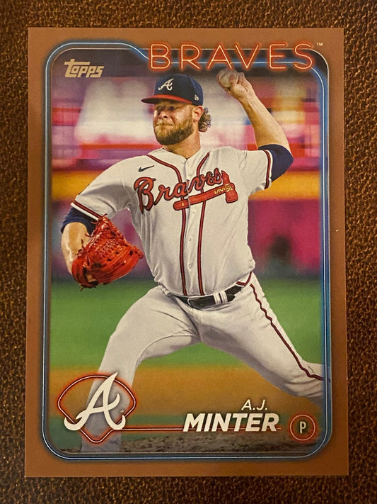 AJ Minter - 2024 Topps Series 2 - Gold /2024 - Braves
