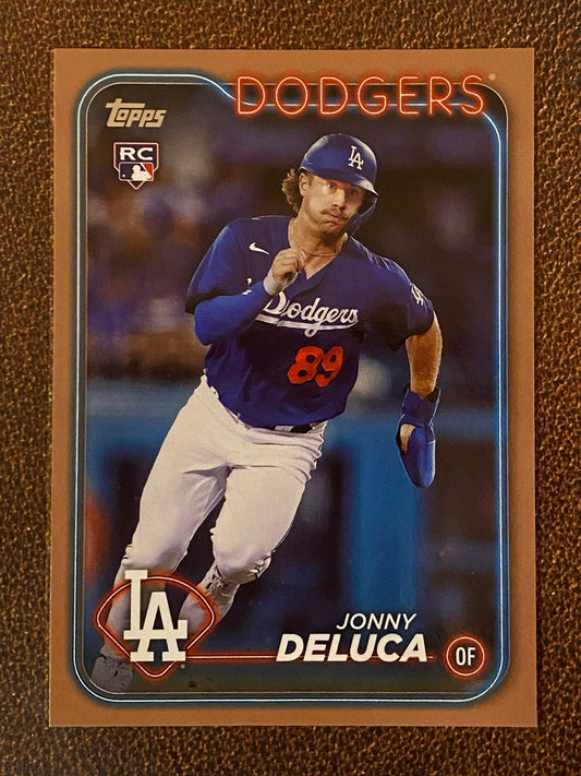 Jonny Deluca - 2024 Topps Series 1 - Gold /2024 - Dodgers