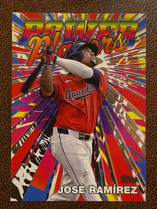 Jose Ramirez - 2025 Topps Series 1 - Power Players - Guardians