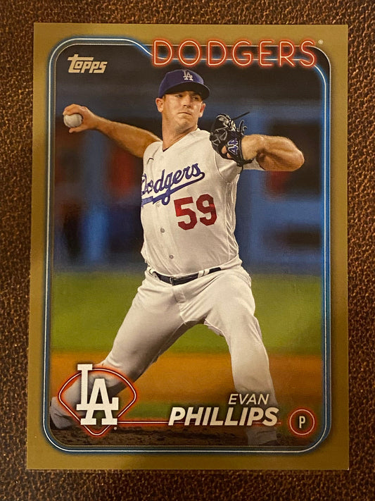 Evan Phillips - 2024 Topps Series 2 - Gold /2024 - Dodgers