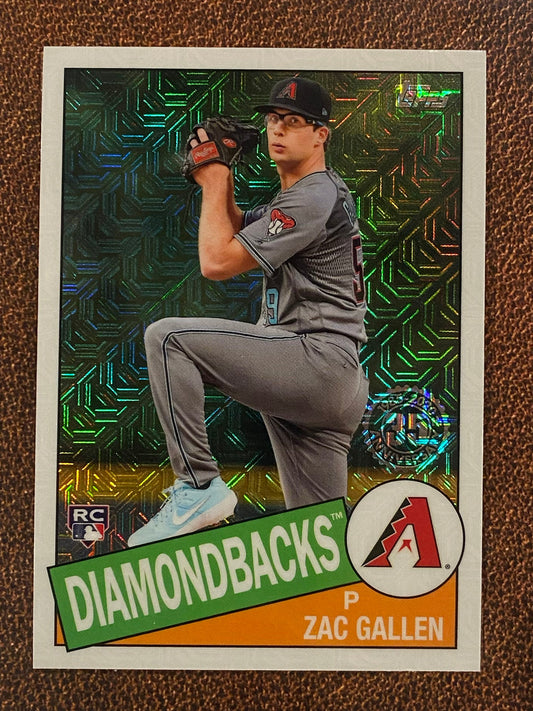 Zac Gallen - 2020 Topps Update - Silverpack Mojo Refractor - Diamondbacks