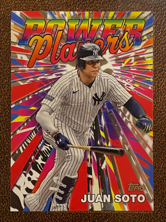 Juan Soto - 2025 Topps Series 1 - Power Players - Mets