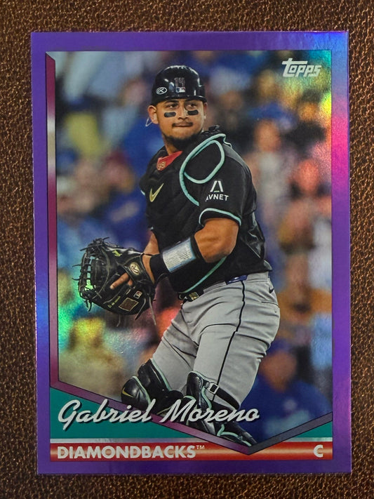 Gabriel Moreno - 2024 Topps Archives - Purple Foil - Diamondbacks