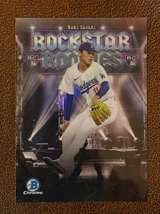 Roki Sasaki - 2025 Bowman - Rockstar Rookies - Dodgers