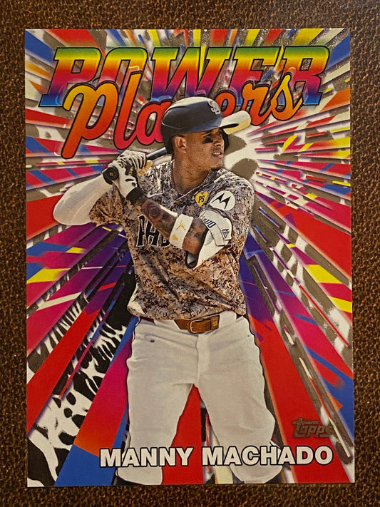 Manny Machado - 2025 Topps Series 1 - Power Players - Padres