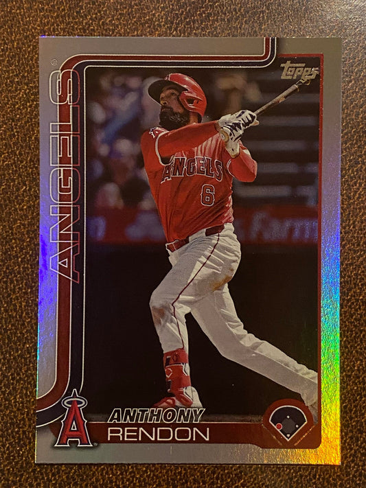 Anthony Rendon - 2025 Topps Series 1 - Rainbow Foil - Angels