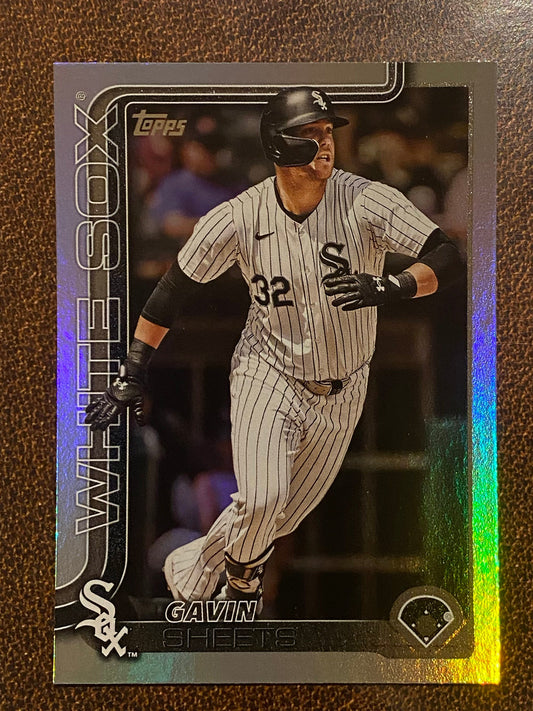 Gavin Sheets - 2025 Topps Series 1 - Rainbow Foil - White Sox