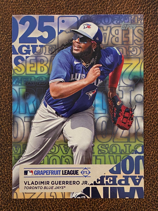 Vladimir Guerrero Jr. - 2025 Topps Series 1 - Training Ground - Blue Jays