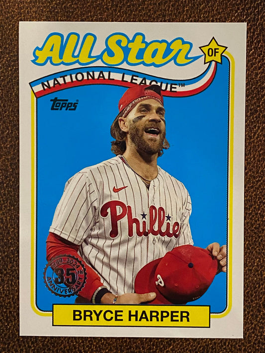 Bryce Harper - 2024 Topps Series 2 - 1989 All-Star Insert - Phillies