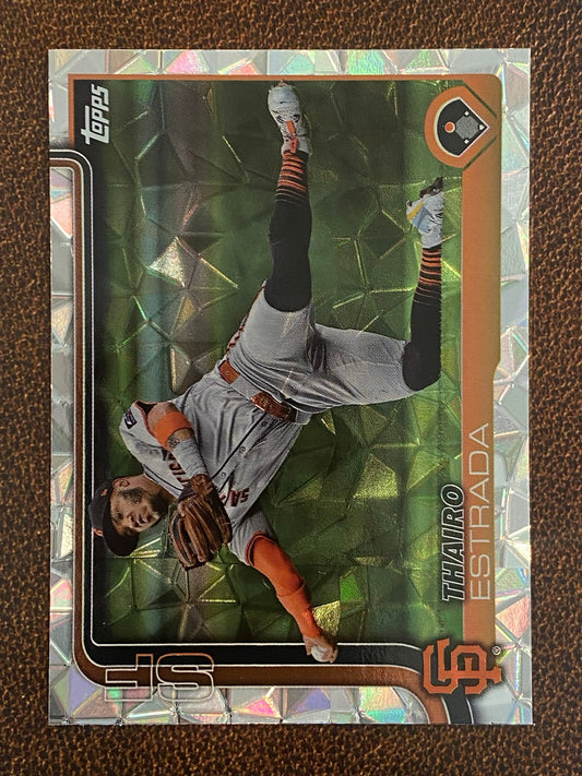 Thairo Estrada - 2025 Topps Series 1 - Diamante - Giants