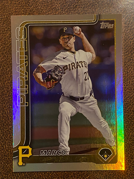 Marco Gonzales - 2025 Topps Series 1 - Rainbow Foil - Pirates