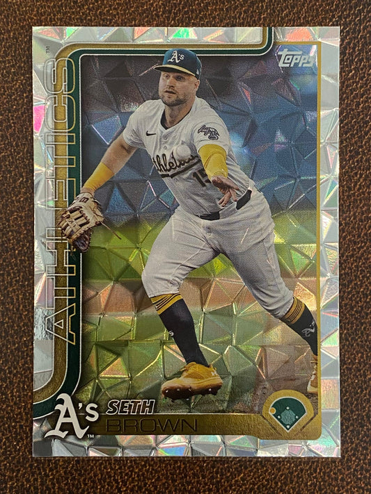 Seth Brown - 2025 Topps Series 1 - Diamante - Athletics