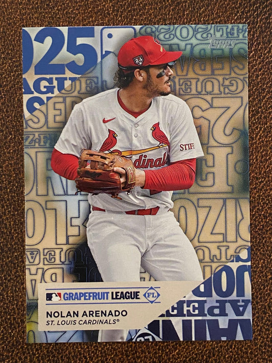 Nolan Arenado - 2025 Topps Series 1 - Training Ground - Cardinals