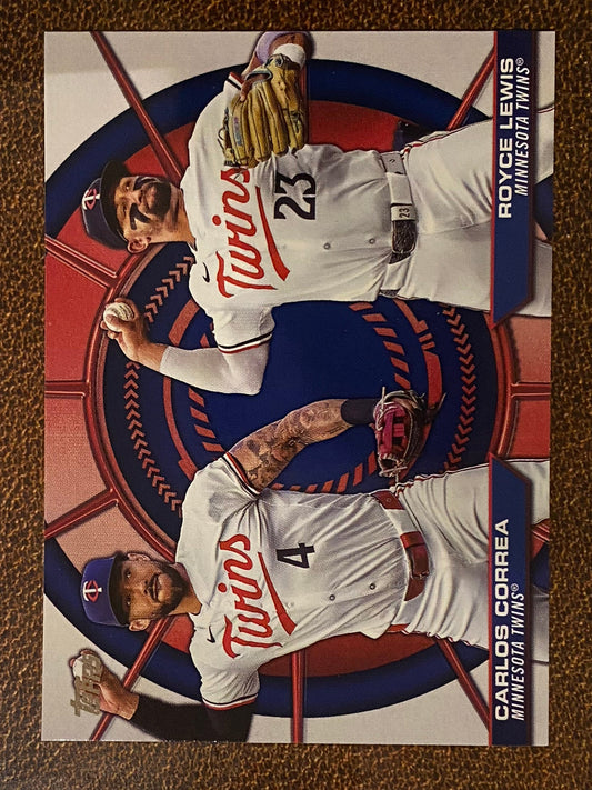 Carlos Correa/Royce Lewis - 2025 Topps Series 2 - Dynamic Duo Insert - Twins