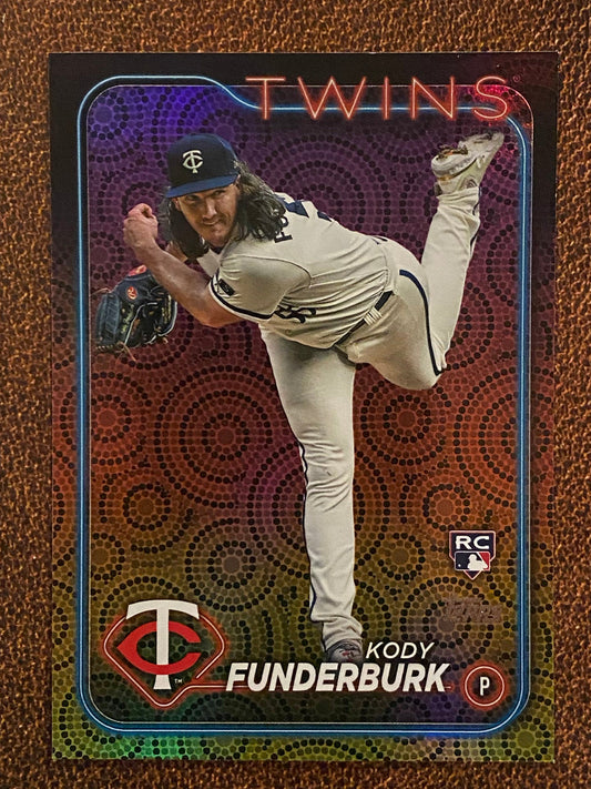 Kody Funderburk - 2024 Topps Series 2 - Holiday Parallel - Twins