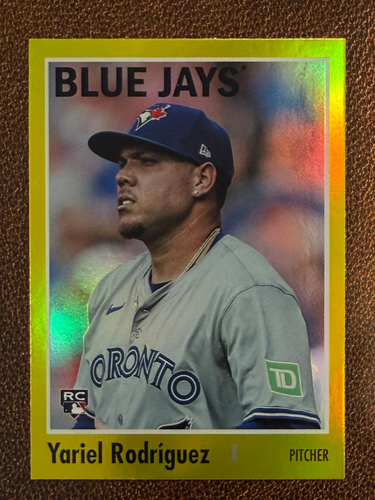 Yariel Rodriguez - 2024 Topps Archives - Yellow Foil - Blue Jays