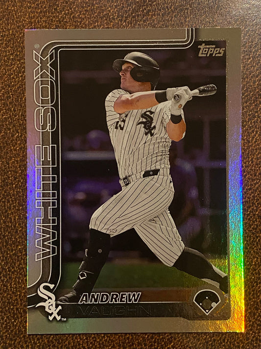 Andrew Vaughn - 2025 Topps Series 1 - Rainbow Foil - White Sox