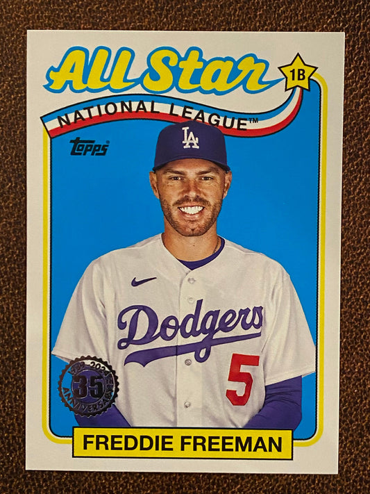 Freddie Freeman - 2024 Topps Series 2 - 1989 All-Star Insert - Dodgers