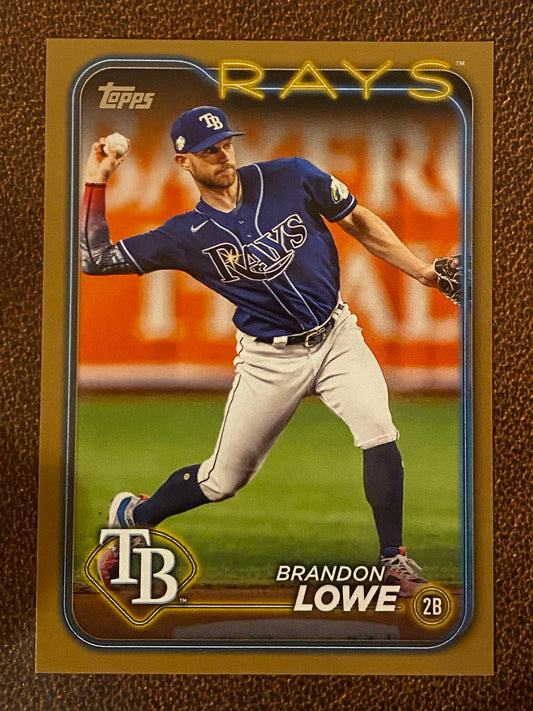 Brandon Lowe - 2024 Topps Series 2 - Gold /2024 - Rays