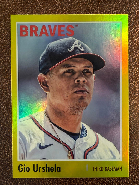 Gio Urshela - 2024 Topps Archives - Yellow Foil - Braves