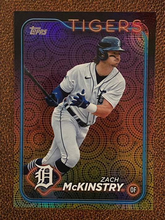 Zach McKinstry - 2024 Topps Series 2 - Holiday Parallel - Tigers